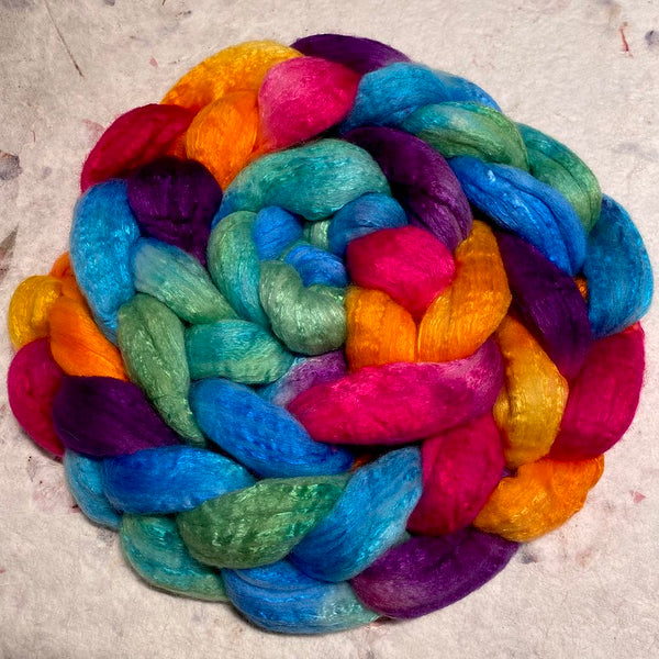 IxCHeL Fibre & Yarns Cashmerino Silk Top colourway Happy Splash