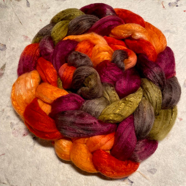 IxCHeL Fibre & Yarns Cashmerino Silk Top colourway Pumpkin Patch