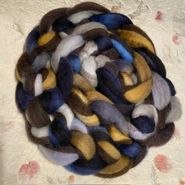 IxCHeL Fibre And Yarns Corriedale hand dyed Tops Lothlorien