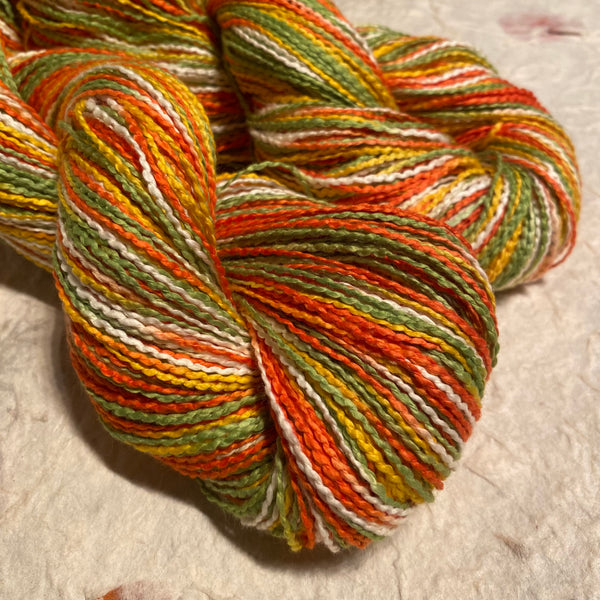 IxCHeL Fibre & Yarns Cotton Spiral Plied Yarn colourway Summer Sunshine