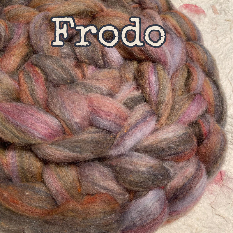 IxCHeL Fibre & Yarns Frankenfluff Tops colourway Frodo