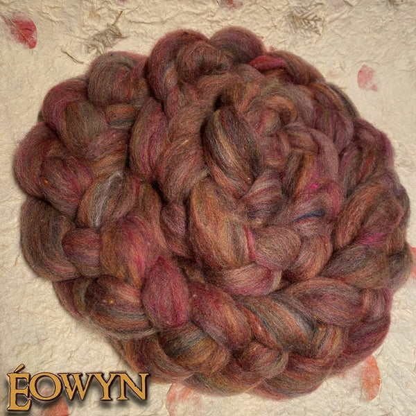 IxCHeL Fibre And Yarns Frankenfluff Tops for spinning yarn or felting in the colourway Eowyn