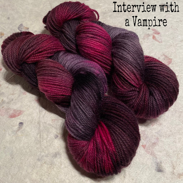 IxCHeL Fibre & Yarns 8ply DK Merino Yarn 'GAIA' colourway Interview With A Vampire