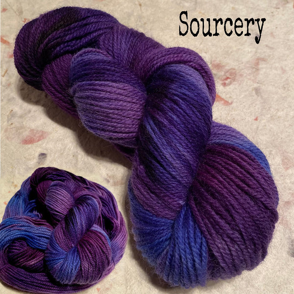 IxCHeL Fibre & Yarns 8ply DK Merino Yarn 'GAIA' colourway Sourcery