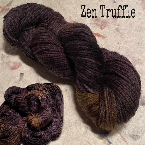 IxCHeL Fibre & Yarns 8ply DK Merino Yarn 'GAIA' colourway Zen Truffles