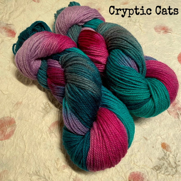 IxCHeL Fibre And Yarns GAIA Merino DK Yarn colourway Cryptic Cats