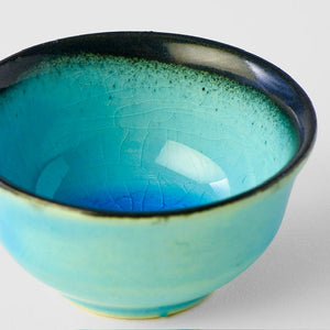 IxCHeL Fibre & Yarns LotBD Ceramic Ink & Turquoise Glaze Support Spindle Cup