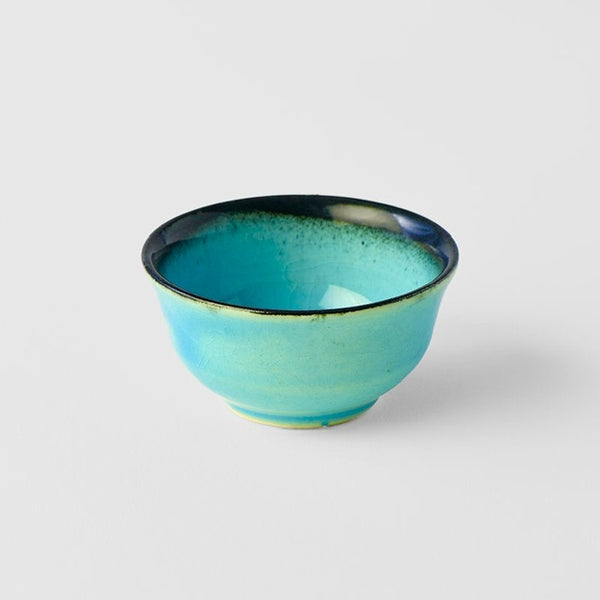 IxCHeL Fibre & Yarns LotBD Ceramic Ink & Turquoise Glaze Support Spindle Cup