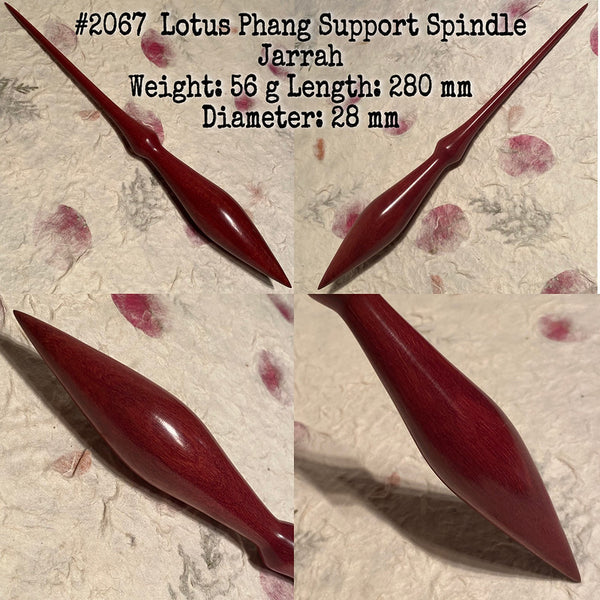 IxCHeL Fibre & Yarns LotBD Lotus Phang Support Spindle made of Jarrah #2067