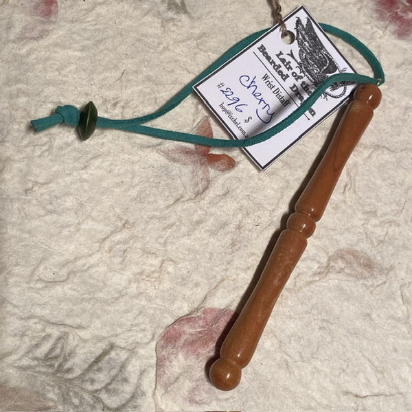 IxCHeL Fibre & Yarns LotBD Wrist Distaff made from Cherry #2296