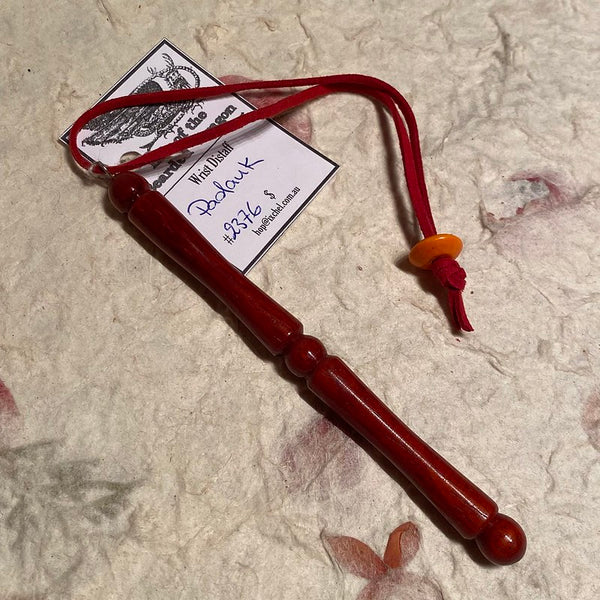 IxCHeL Fibre & Yarns LotBD Wrist Distaff made from Padauk #2376