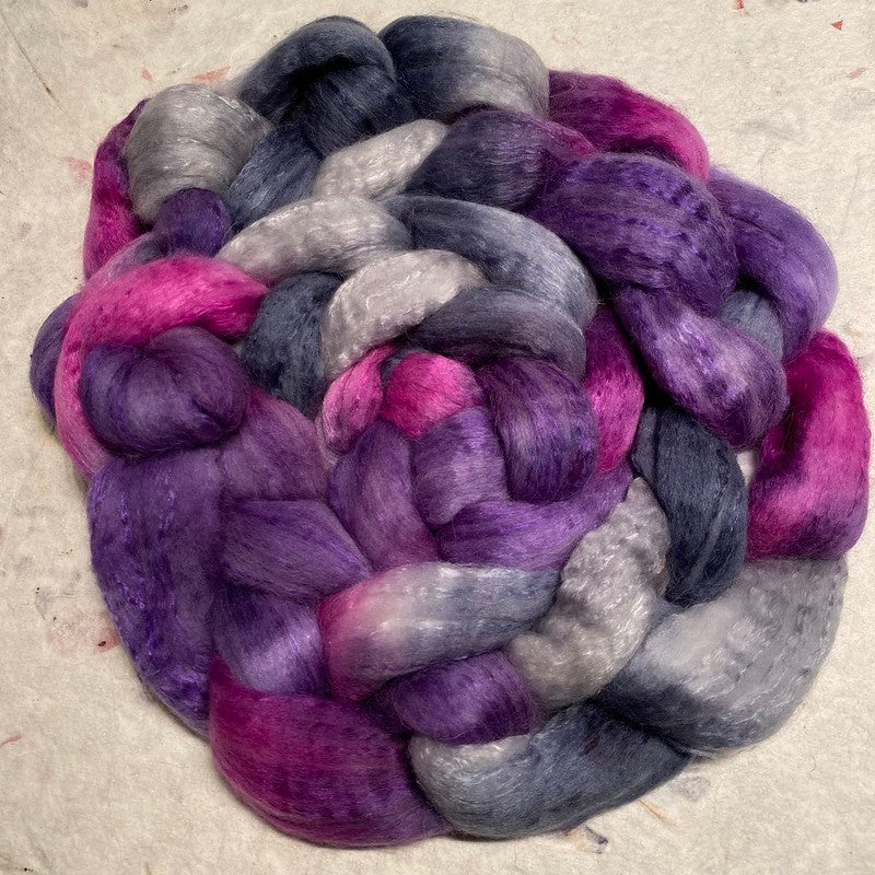 IxCHeL Fibre & Yarns Machu PIcchu Tops colourway Silver Grapes