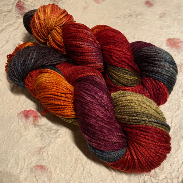 IxCHeL Fibre And Yarns Merino DK 8 ply Yarn colourway Autumn Spice