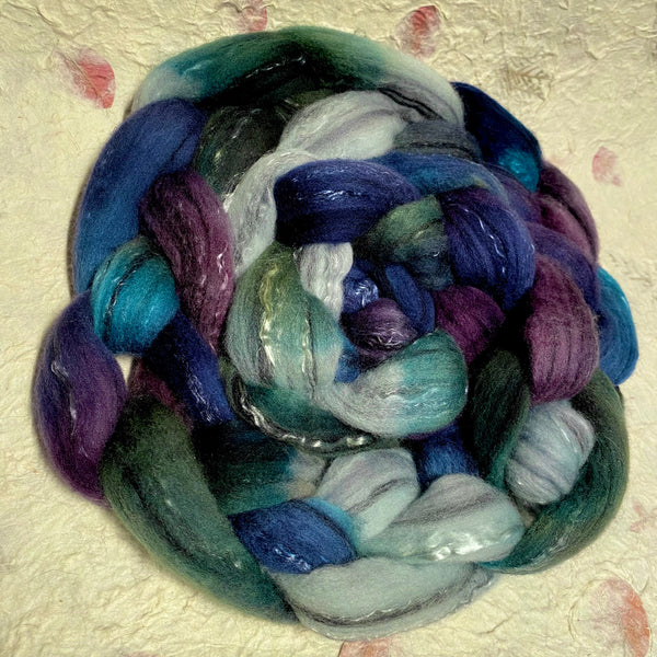 IxCHeL Fibre And Yarns Merino Tencel Silk Tops colourway Fangorn