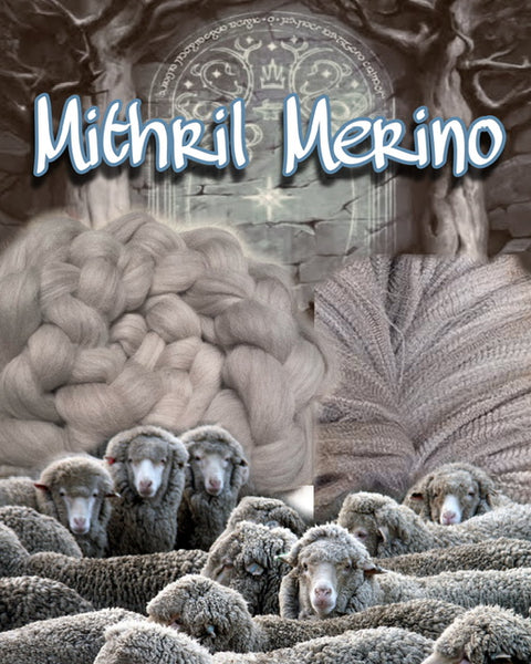 IxCHeL Fibre And Yarns Mithril Merino Tops Cover Poster