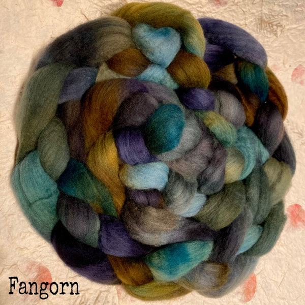 IxCHeL Fibre And Yarns Mithril Merino Tops colourway Fangorn