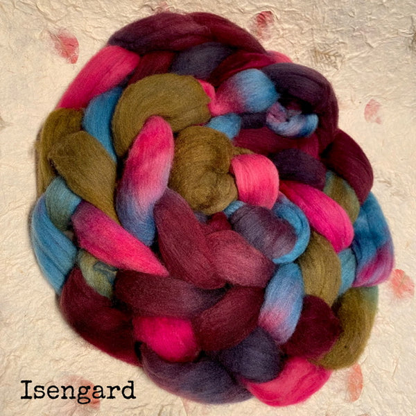 IxCHeL Fibre And Yarns Mithril Merino Tops colourway Isengard