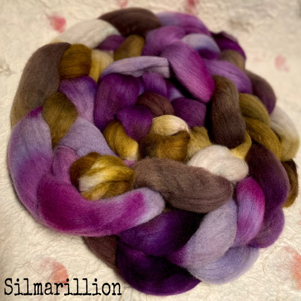 IxCHeL Fibre And Yarns Mithril Merino Tops colourway Silmarillion