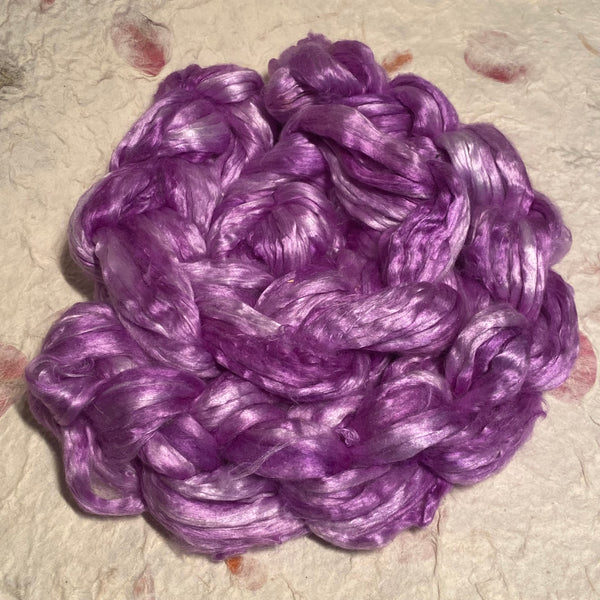 IxCHeL Fibre & Yarns Mulberry Silk Tops colourway Lavender