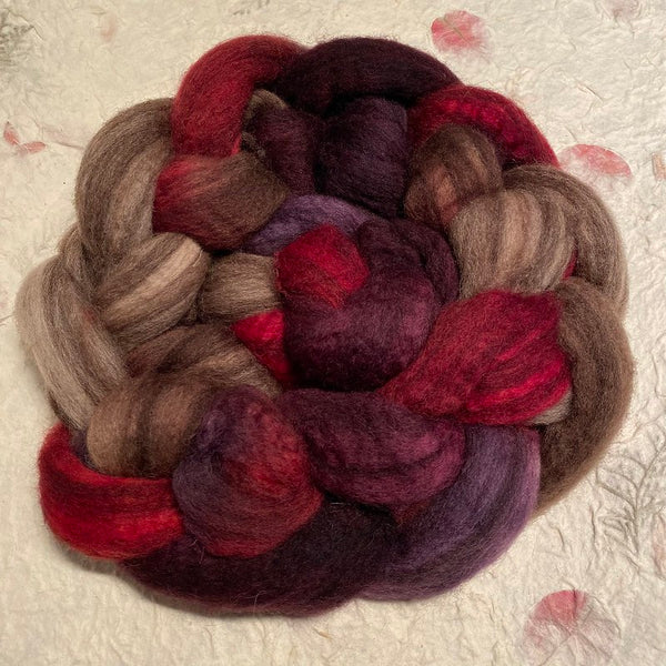 IxCHeL Fibre & Yarns Ouessant BFL Cashmere Tops colourway Heart & Soul