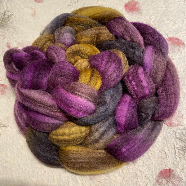 IxCHeL Fibre & Yarns Ouessant BFL Cashmere Tops colourway Moon Butterfly