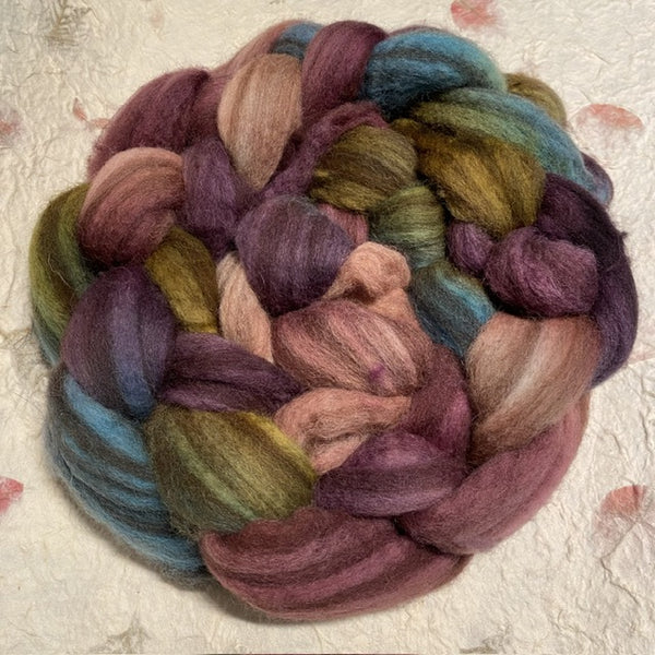 IxCHeL Fibre And Yarns Ouessant BFL Cashmere Tops colourway Wuthering Heights