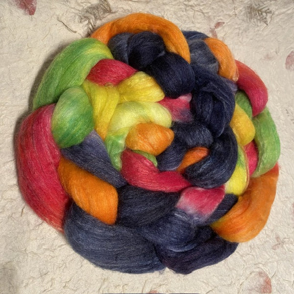 IxCHeL Fibre And Yarns Pearl Bunny Tops colourway 'Round Midnight