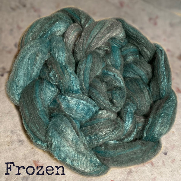IxCHeL Fibre And Yarns Romanov Blend Tops colourway Frozen