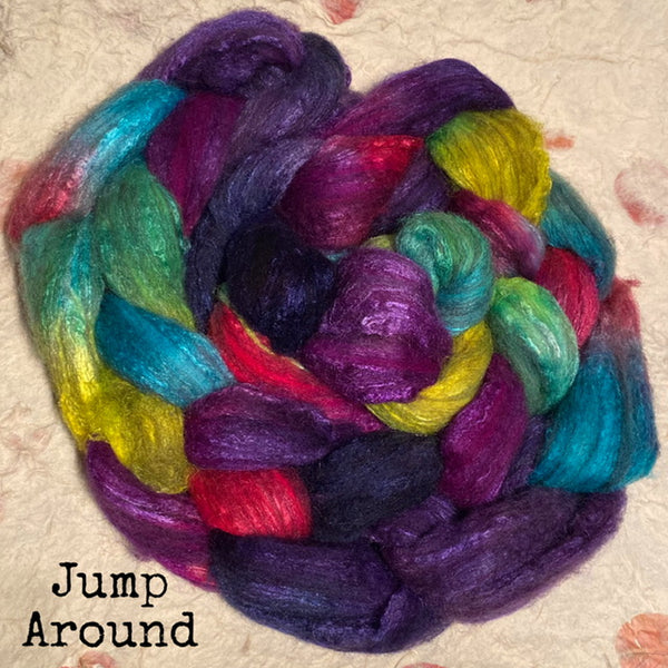 IxCHeL Fibre And Yarns Romanov Blend Tops colourway Jump Around