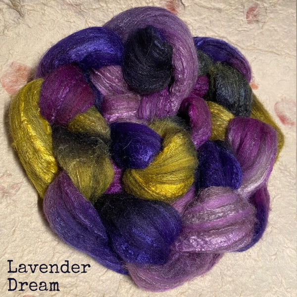 IxCHeL Fibre And Yarns Romanov Blend Tops colourway Lavender Dream