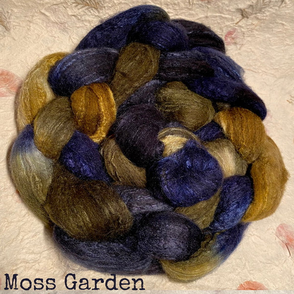 IxCHeL Fibre And Yarns Romanov Blend Tops colourway Moss Garden