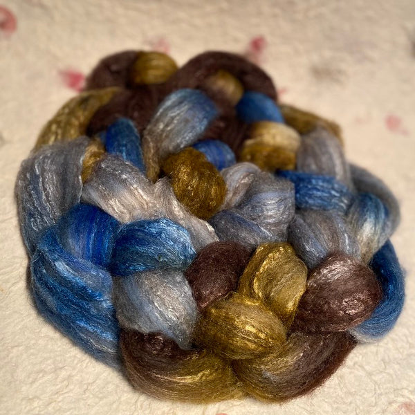 IxCHeL Fibre & Yarns Romanov Blend Tops colourway Permafrost