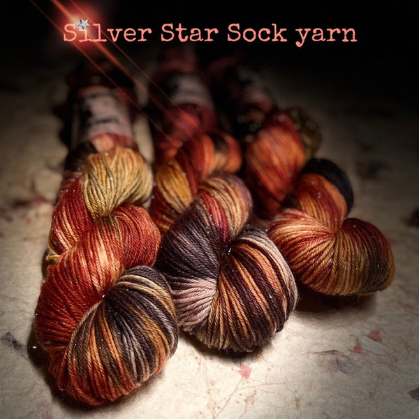 IxCHeL Fibre And Yarns Silver Star 4ply Sock Yarn Cover Poster
