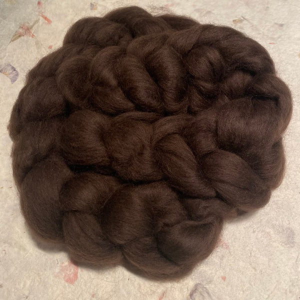 IxCHeL Fibre And Yarns Tibetan Yak Top colourway Natural Dark Brown