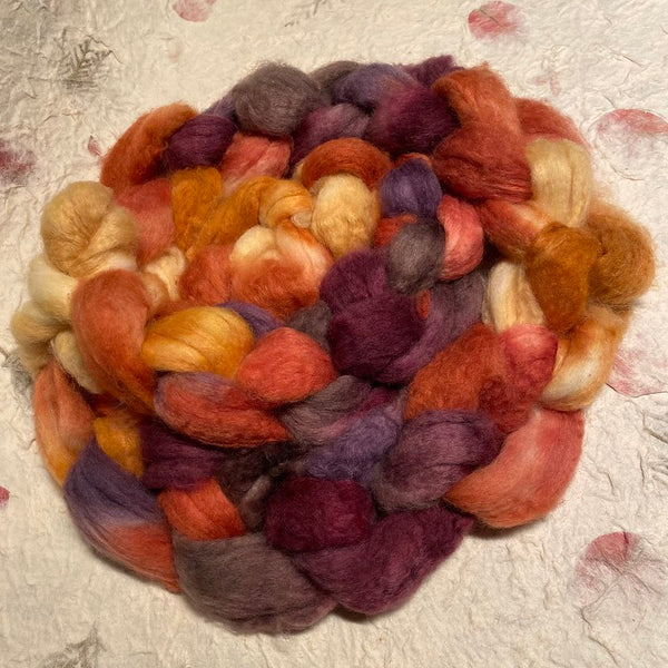 IxCHeL Fibre And Yarns Tibetan Yak Top colourway Dragonfly In Amber