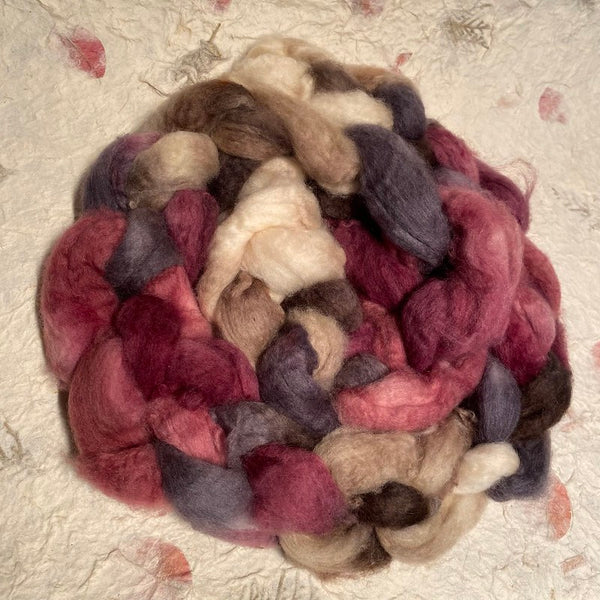 IxCHeL Fibre And Yarns Tibetan Yak Top colourway Romance & Coffee