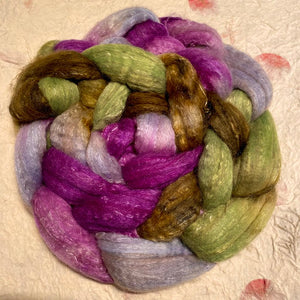 IxCHeL Fibre & Yarns Tundra Qiviut Blend Tops colourway Cornflower Queen
