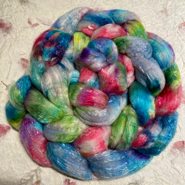 IxCHeL Fibre & Yarns Tundra Qiviut Blend Tops colourway Mermaid Pool