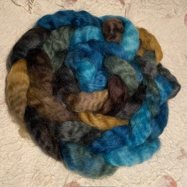 IxCHeL Fibre And Yarns Wensleydale Tops colourway High Tide