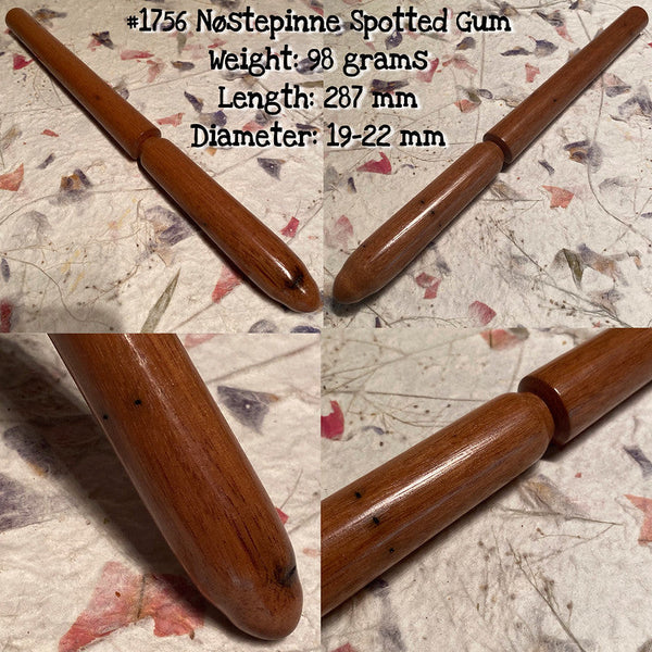 IxCHeL Fibre & Yarns LotBD Nostepinnes in Spotted Gum #1756