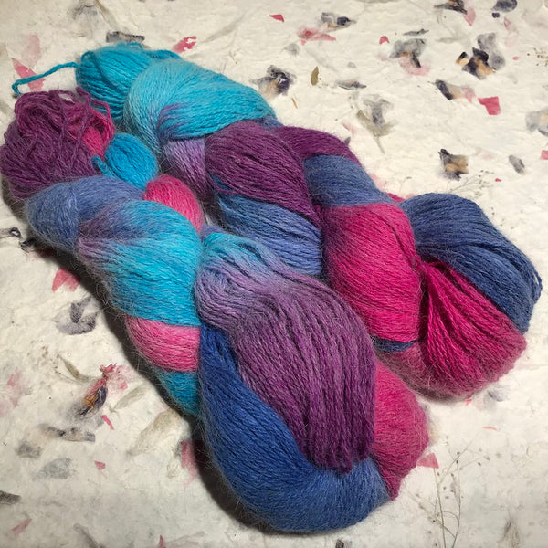 IxCheL Fibre & Yarns Bunny Mink 3ply Yarn colourway Waterlilies