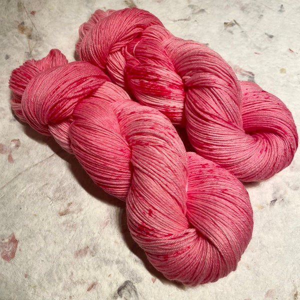 IxCHeL Fibre & Yarns 4ply Sock Yarn colourway Pink Tickle