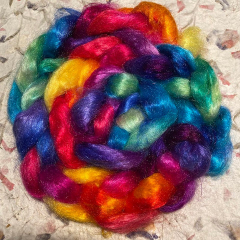 IxCHeL Fibre & Yarns Fire Star Top colourway Rainbow
