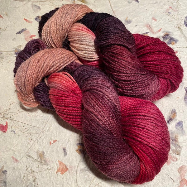 IxCHeL Fibre And Yarns GAIA Merino DK Yarn colourway Rose Velvet