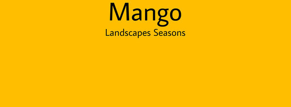 IxCHeL Fibre And Yarns Colour swatch of Mango Landscapes Dye