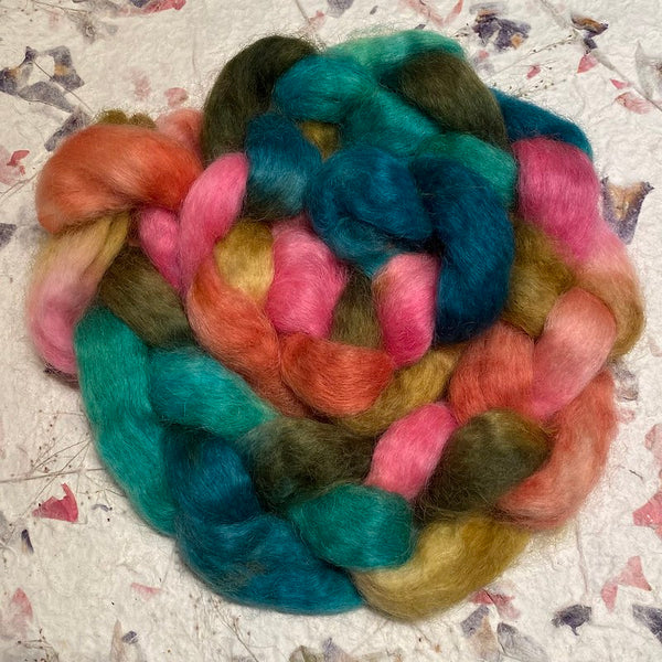 IxCHeL Fibre And Yarns Wensleydale Tops colourway Stranger Things