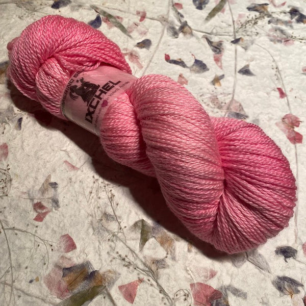 IxCHeL Fibre & Yarns Cashmere Merino Silk 4ply Yarn colourway Fairy Floss