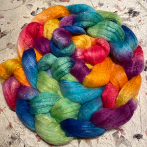 IxCHeL Fibre & Yarns Cashmerino Silk Top colourway Mango Rainbow