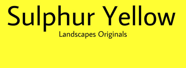 IxCHeL Fibre & Yarns Colour swatch of Sulphur Yellow Landscapes Dye