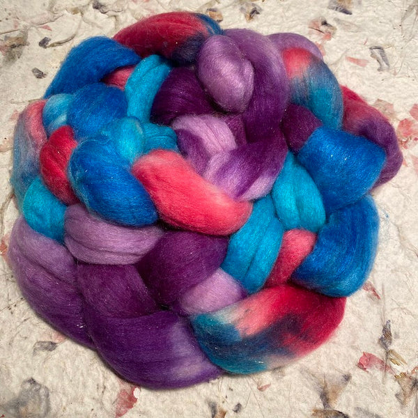 IxCHeL Fibre & Yarns Rapunzel Tops colourway Purple Sky